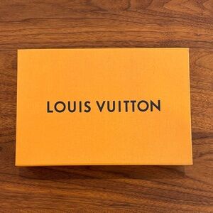 Louis Vuitton Magnetic Orange Gift Box with Tissue Paper - 12x8x2